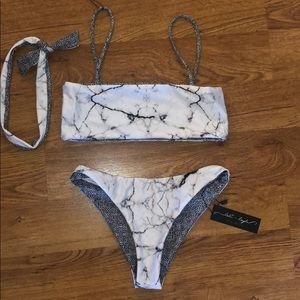 Lali and Layla Marble Reversible Bikini Set